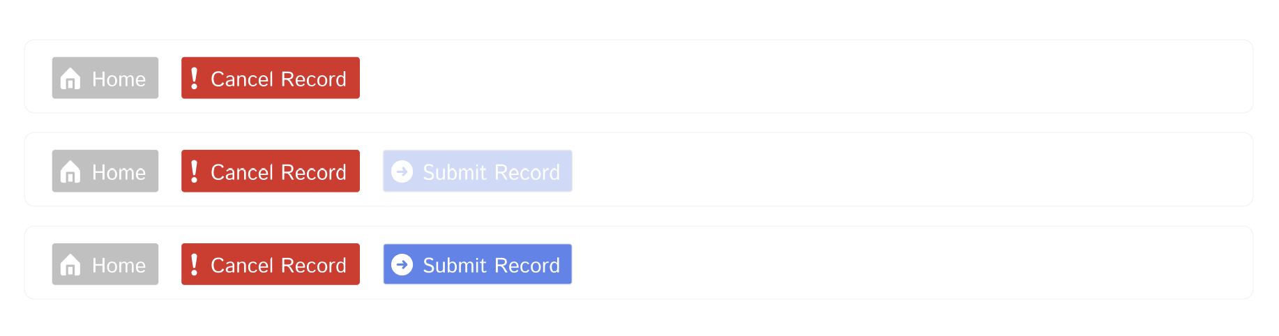 Before and after comparison of review button visibility
